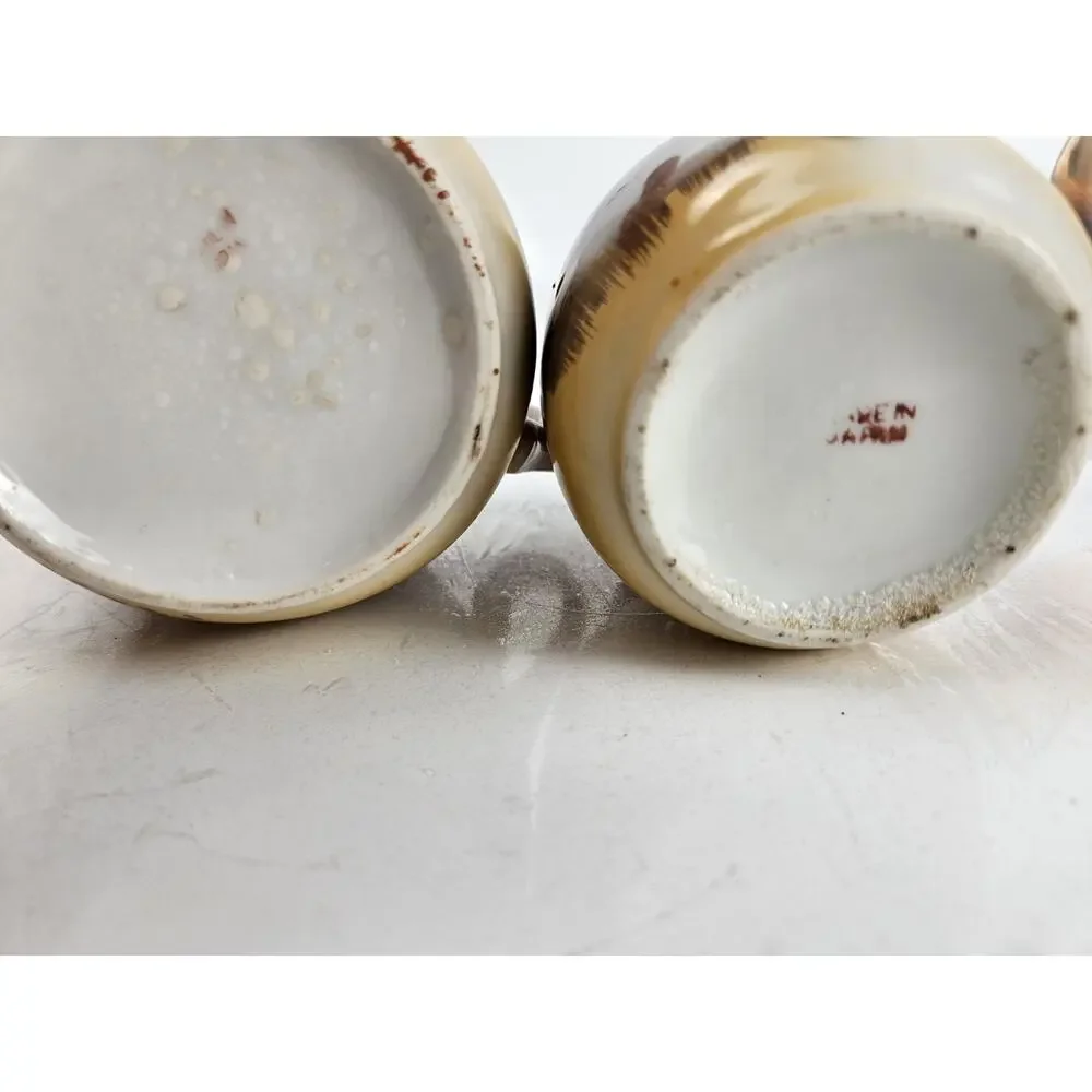 Japan Lustreware Handpainted Sunset Tea Set Porcelain 9‎ Pieces